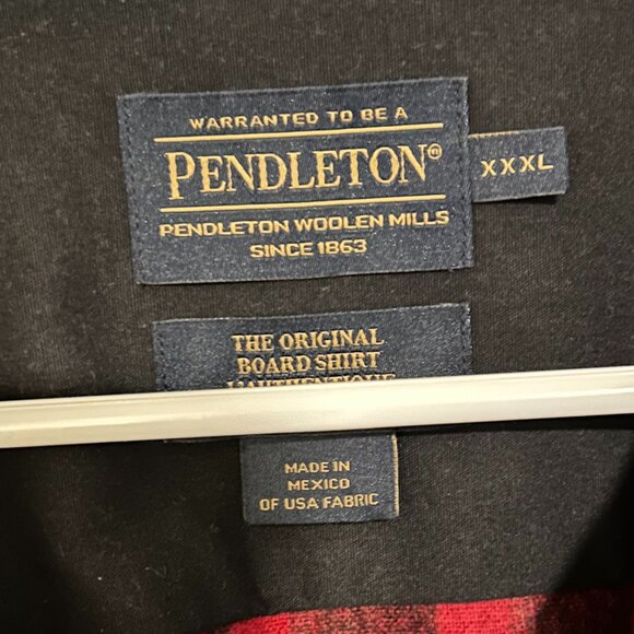 Pendleton Wool Boardshirt size XXXL - Picture 3 of 4